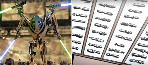 General Grievous Lightsaber Collection List - SaberSourcing