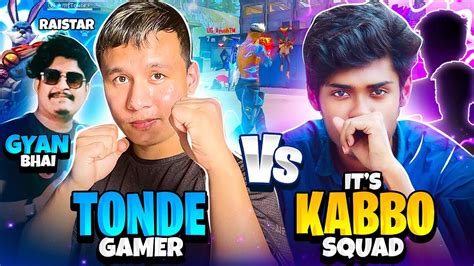 Raistar Gyan Bhai And Tonde Gamer Squad Vs Bd Server V Badge Youtubers