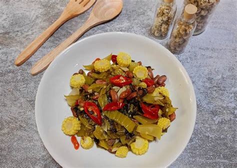 Resep Tumis Sayur Asin Kacang Merah Dan Putren Oleh Tommy Wiriadi