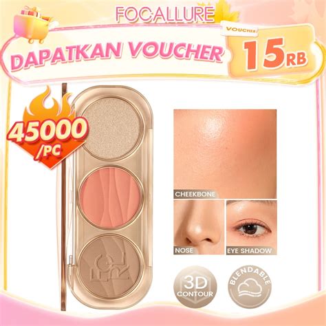 Jual Focallure Pro Sculpt In Facial Shaping Palette D Contour