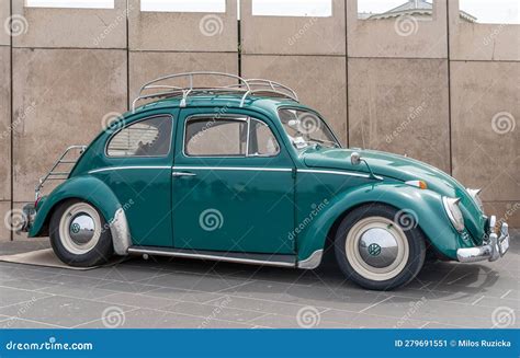 Shiny, Vintage Volkswagen Beetle 1200 from 1963 in Green Colour at the ...