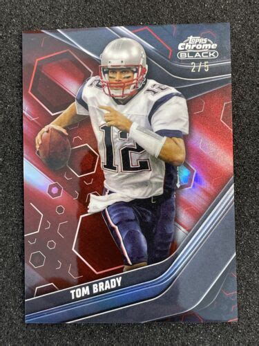 Tom Brady Ssp Topps Composite Chrome Black Red Refractor