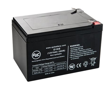 Ajc® 12v 10ah Sealed Lead Acid Agm Vrla Battery Ajc® Batteries