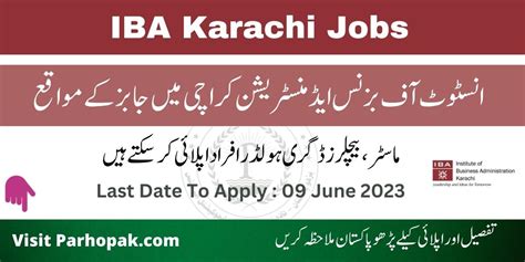 Iba Karachi Jobs Institute Of Business Administration Online Apply