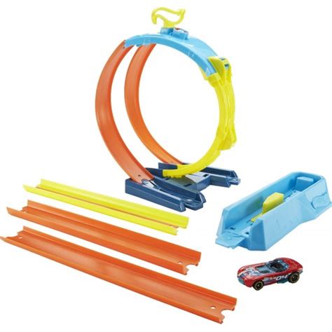 Mattel Hot Wheels Track Builder Unlimited Split Loop Glc Hdx