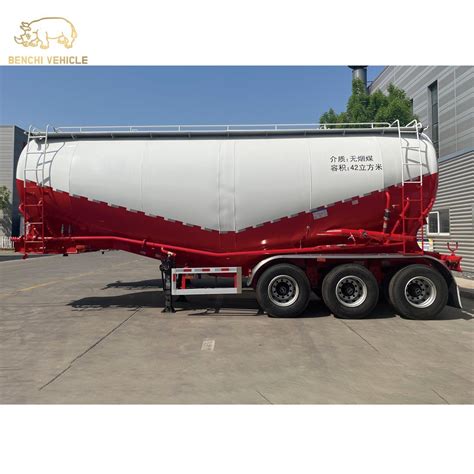 45 Cbm Fly Ash Dry Bulk Cement Capacity Tank Tanker Trailer China