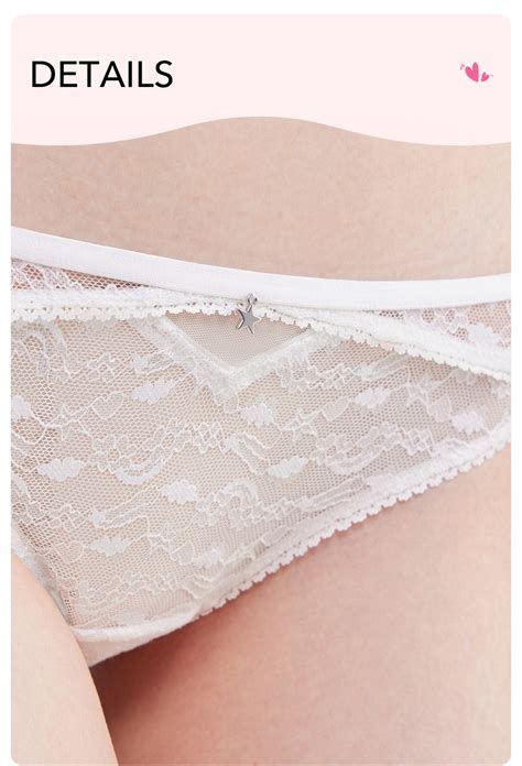IXTY IGHT Kalei P SOLID Lace Bikini Brief Low Rise Panty Cloud Lace