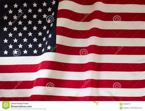 Close Up Of Rippled American Flag Stock Image Image Of Close Ripple