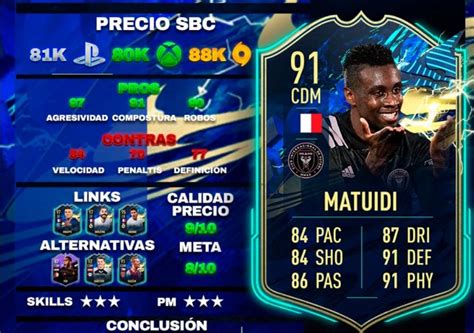 Fifa Nuevo Sbc De Matuidi Tots Merece La Pena Y Soluciones A Sus