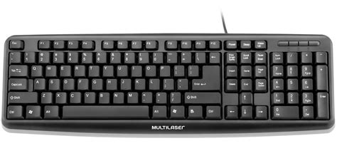 Teclado Standard Preto Usb Tc Multilaser