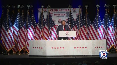 Donald Trump Speaks To Crowd At West Palm Beach Rally Youtube