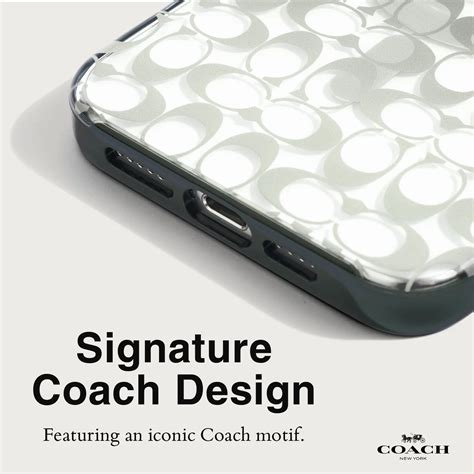 Coach Protective With Magsafe Iphone Pro Signature