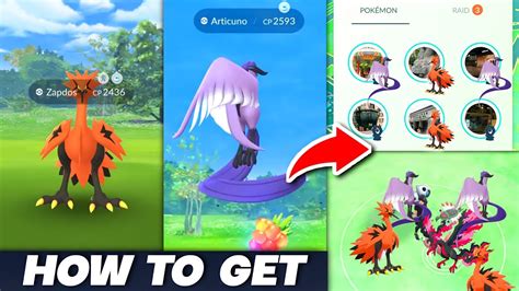 How To Catch Galarian Birds In Wild Catch New Legendary Pokemons In Wild Pokemon Go New