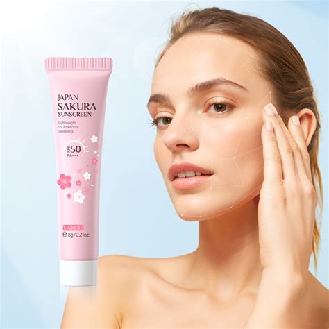 Laikou Sakura Sunscreen Spf50 Pa Long Lasting Waterproof Sunblock