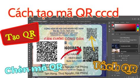 Cách Tạo Mã Qr Cccd Chèn Tách Mã Qr Mở Khóa Xác Thực Photo Media