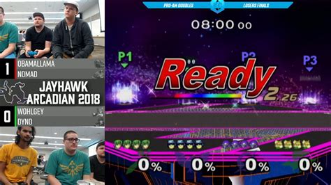 Jayhawk Arcadian Ssbm Obamallama Nomad Vs Wohlgey Dyno