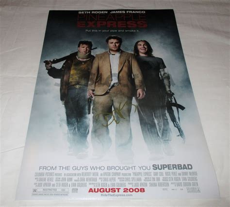 DANNY MCBRIDE SIGNED PINEAPPLE EXPRESS 12X18 MOVIE POSTER | Autographia