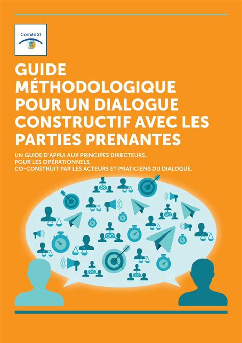 Pdf Guide M Thodologique Pour Un Dialogue Constructif Avec Les