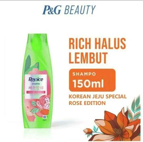 Jual Rejoice Shampoo Korean Jeju Rose Edition Rich Soft Smooth Ml