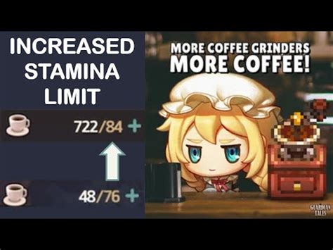 Stamina Limit Increased From To Where You Can Find Coffee