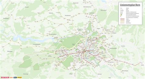 Liniennetzplan Bern Category Public Transport Maps Of Bern To