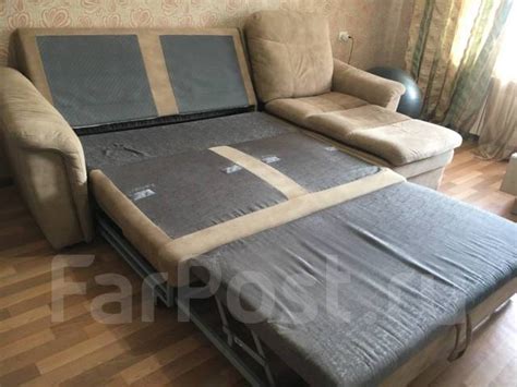 Диван модульный, выкатной, ткань, съемные подушки, ящик для белья ...