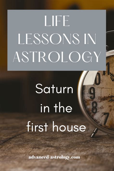 Planets In Astrology Saturn In First House In The Birth Chart Natal Chart Astrology Natal