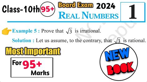 3 Is Irrational Proof Prove That Root 3 Is Irrational Example 5