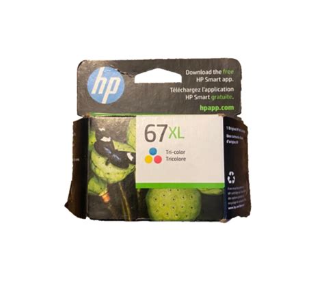 GENUINE HP 67XL 3YM58AN TRI COLOR INK CARTRIDGE HP ENVY 6455 DeskJet