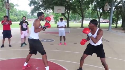 Youtubers Boxing Random People In Houston Hood Youtube