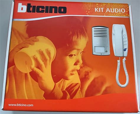 Bticino Kit Audio Analogico Monofamiliare Con Posto Esterno