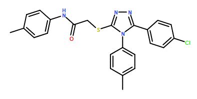 Chlorophenyl Methylphenyl Triazol