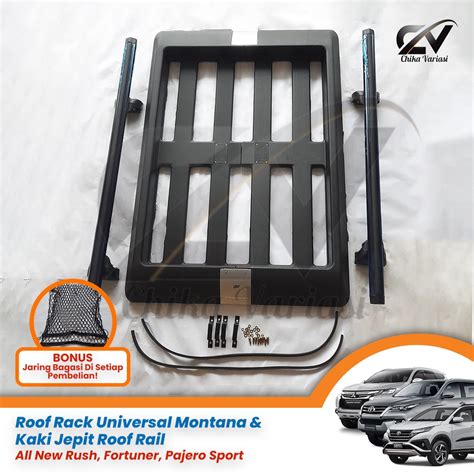 Jual Rak Bagasi Atas Mobil Montana Dengan Kaki Rack Crossbar Platinum