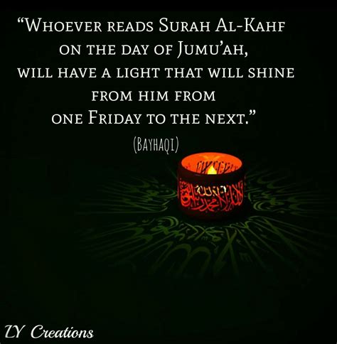 Simak Surah Al Kahf On Friday Hadith Learn Moslem Surah