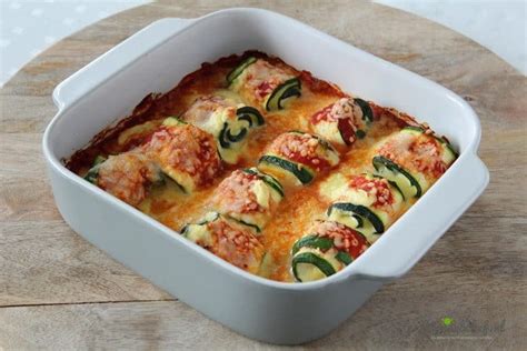 Ovenschotel Met Courgette Pasta Rolletjes Lowcarbchef Nl