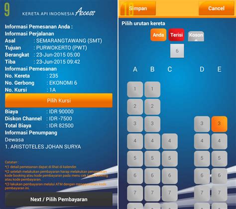 Aplikasi Pesan Tiket Kereta Api KAI Access Johan Surya