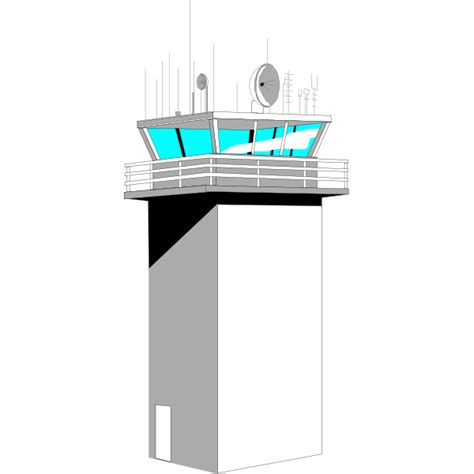 Airport Control Tower Free SVG