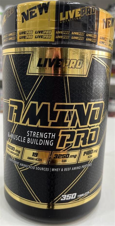 LIVEPRO AMINO PRO 350 TAB – ProteinBaruae