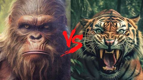 Gigantopithecus VS Tiger Ngandong Tiger VS Gigantopithecus YouTube