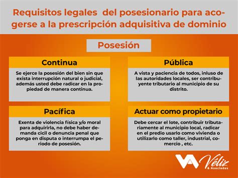 Requisitos Para La Prescripción Adquisitiva Perú Notarial Y Judicial