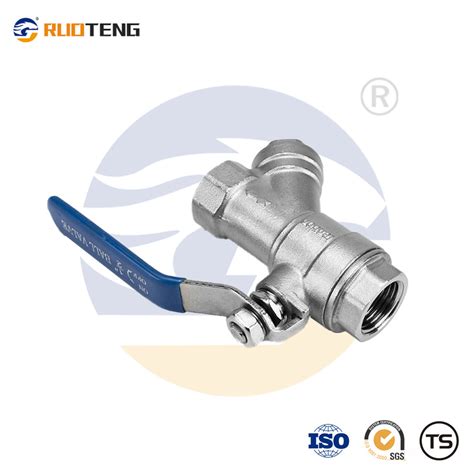 Ruoteng High Quality Female Thread Stainless Steel SS304 Ball Valve