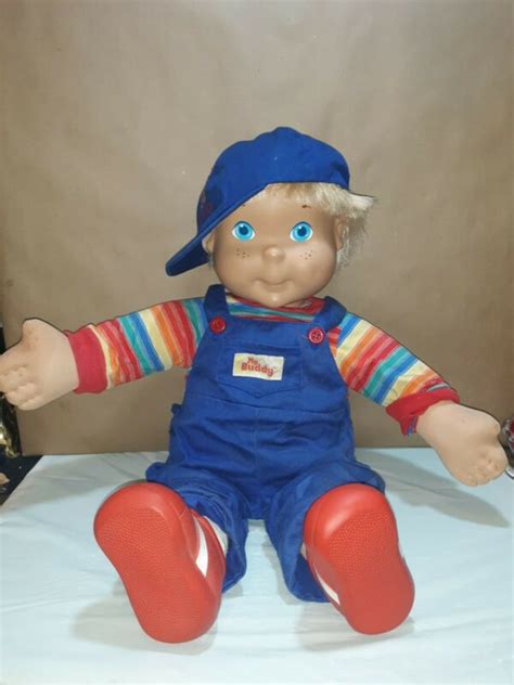 Vintage My Buddy Doll Blonde Hair Blue Eyes Original Blue Overalls Antique Price