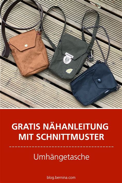 Kleine Umh Ngetasche N Hen Anleitung Und Gratis Schnittmuster