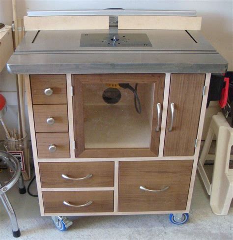 6 Guides Router table with storage plans ~ Any Wood Plan