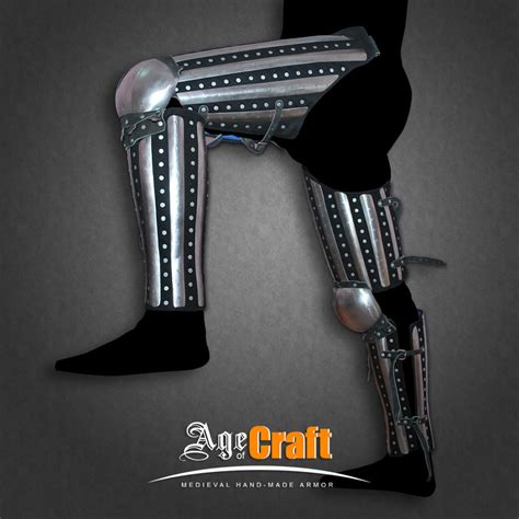 Brigandine and splint leg protection buy in our Middle Ages store