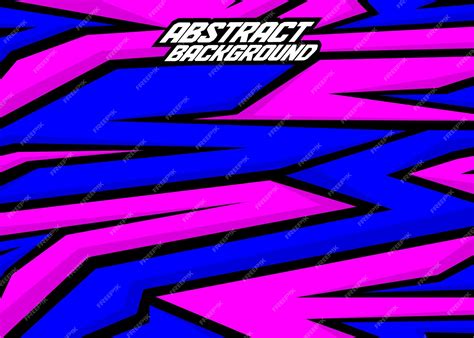 Premium Vector Racing Background Abstract Stripes With Magentablueand