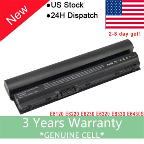 Battery For Dell Latitude E6220 E6230 E6320 E6330 E6430s E6120 Y61CV