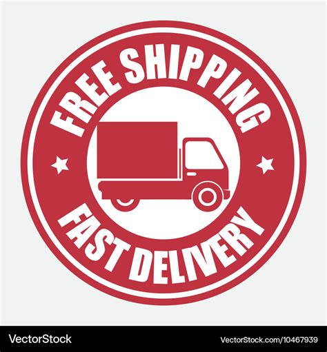 Free shipping delivery icon Royalty Free Vector Image