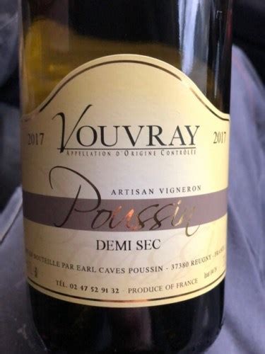 Caves Poussin Vouvray Demi Sec Vivino US