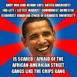 Meme Obama Andy Ngo And 4Chan Says Antifa Anarchist Far Left